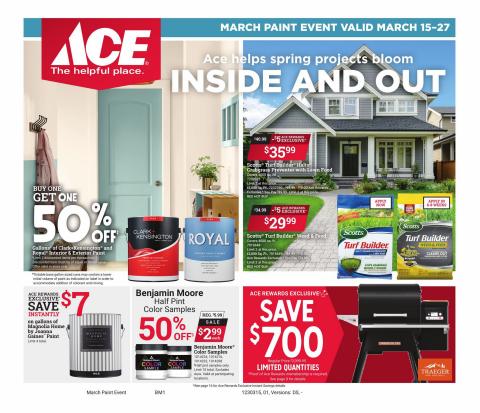 Ace Hardware catalogue | March Paint Event | 3/15/2023 - 3/27/2023