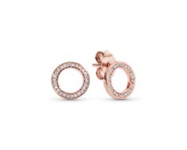 Sparkling Circle Stud Earrings deals at $70