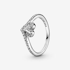 Sparkling Wishbone Heart Ring offers at $55 in Pandora