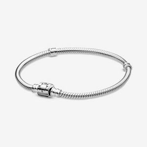 Pandora Moments Barrel Clasp Snake Chain Bracelet offers at $45.5 in Pandora