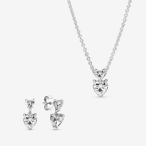 Sparkling Double Heart Jewelry Set offers at $165 in Pandora
