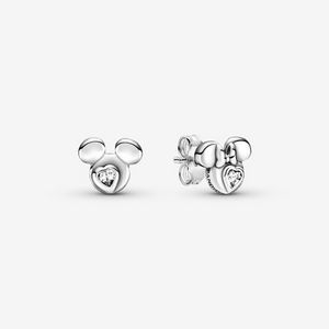 Disney Mickey Mouse & Minnie Mouse Silhouette Stud Earrings offers at $45.5 in Pandora