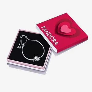 Open Heart Padlock & Key Bracelet Gift Set offers at $89 in Pandora
