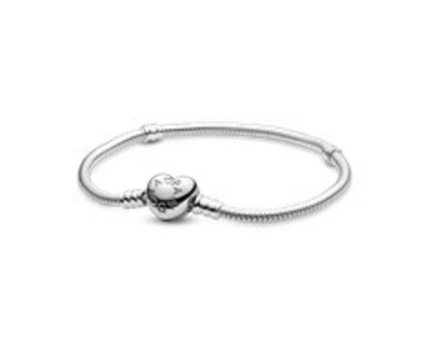 Pandora Moments Heart Clasp Snake Chain Bracelet deals at $65