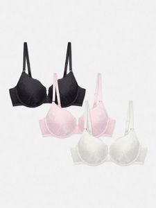 3-Pack A-D Push Up Lace Plunge Bras offers at $14 in Primark