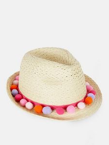 Pompom Trim Straw Hat offers at $5 in Primark