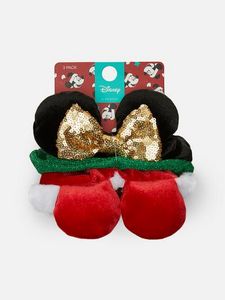 3-Pack Mickey Mouse Christmas Scrunchies offers at $5.5 in Primark
