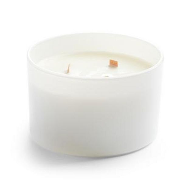 White 3-Wick Crackle Votive Candle deals at $8