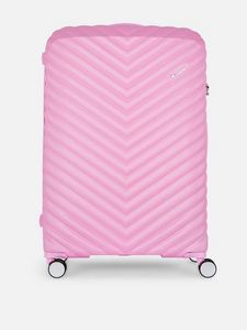 Chevron Ridged Hard Shell Suitcase offers at $65 in Primark