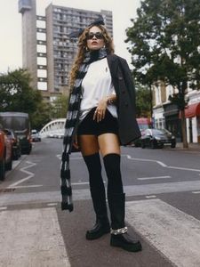 Rita Ora Stripe Knit Skinny Scarf offers at $8 in Primark