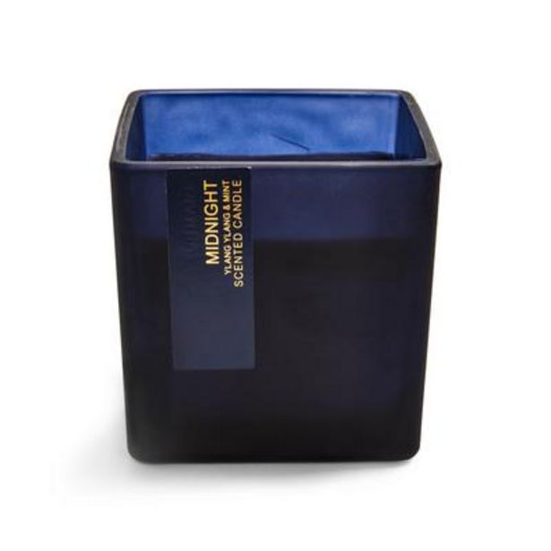 Midnight Scented 2 Wick Square Votive Candle deals at $7