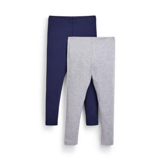 2-Pack Younger Girl Navy And Gray Leggings deals at $7