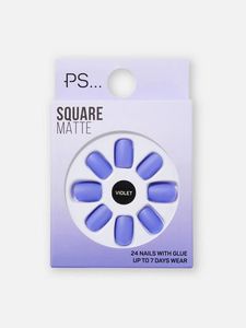 PS Square Matte Faux Nails offers at $2 in Primark