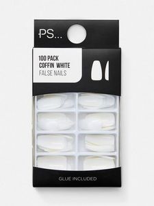 100-Pack Coffin Shaped Faux Nails offers at $4 in Primark