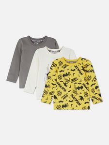 3-Pack Batman Long Sleeve Cotton Tops offers at $13 in Primark