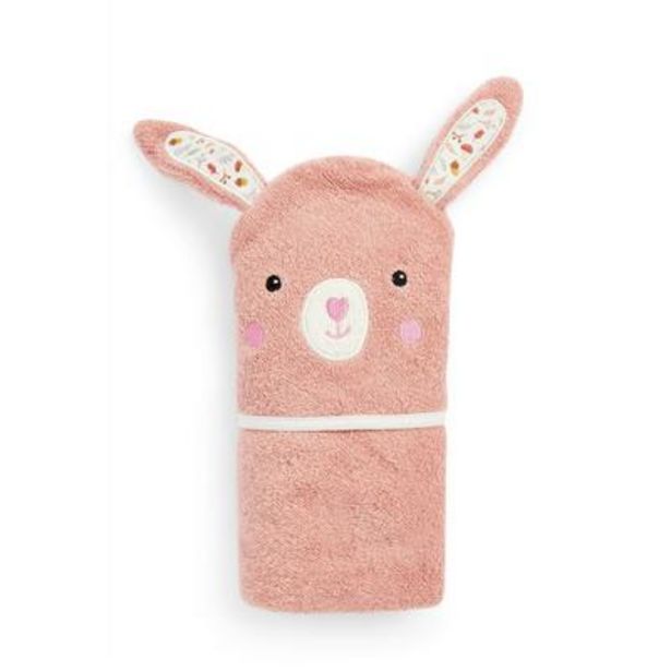 Baby Girl Pink Bunny Hooded Towel deals at $8