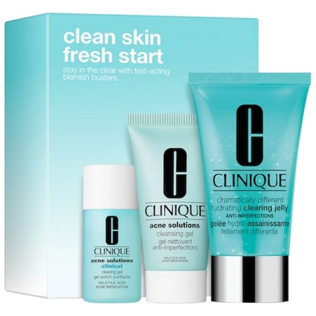 Clean Skin, Fresh Start Acne Solutions Set deals at $10