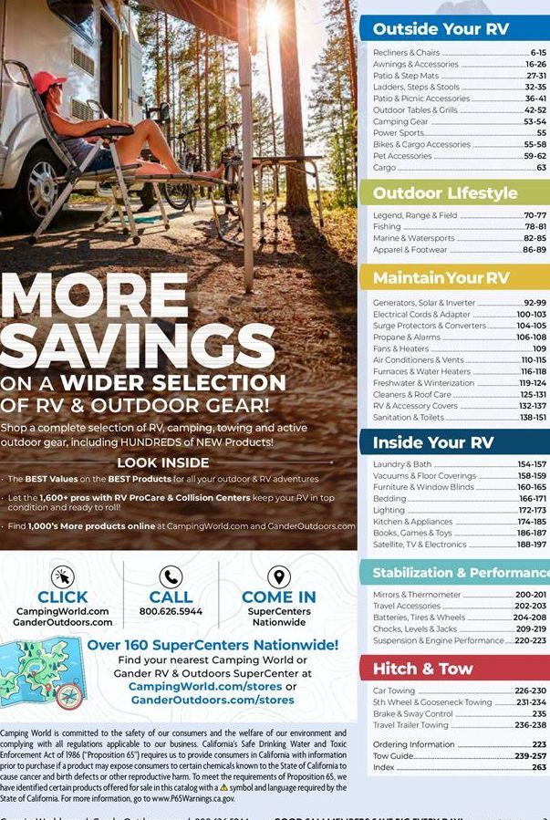 Camping World Hanover PA 2100 Baltimore Pike Store Hours & Sale