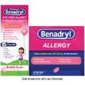 Save $1.00 on BENADRYL® product - Expires: 04/29/2023 offers at $1 in ShopRite