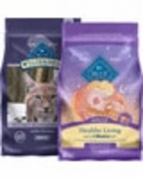 On any ONE (1) bag of BLUE™ Dry Cat Food deals at $3
