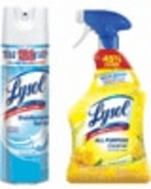 On Any ONE (1) Lysol® Product (excluding trial and travel sizes) deals at $0.5