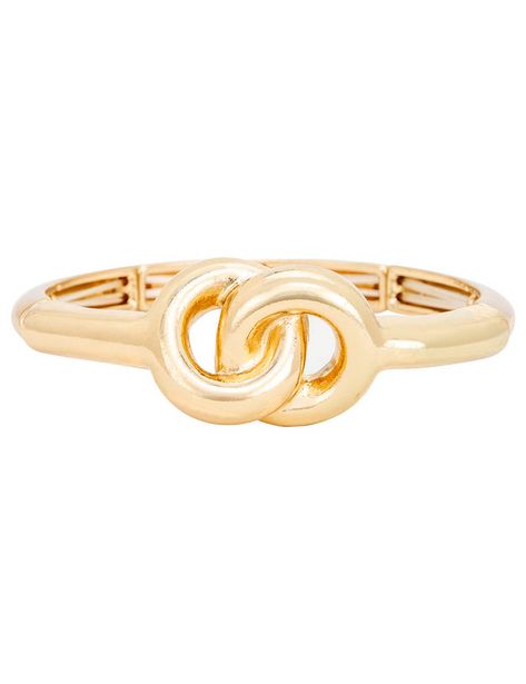 Gold Knot Bangle Bracelet deals at $16.95