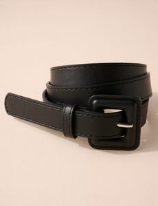 Square Buckle PU Leather Belt offers at $30.64 in Stein Mart