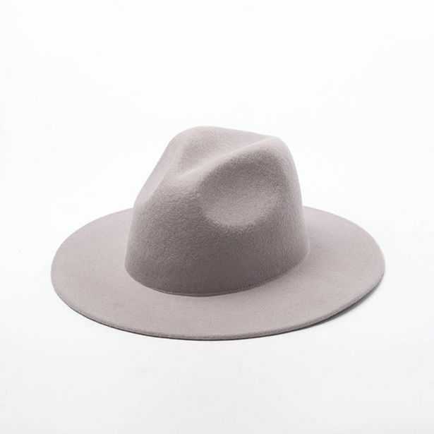 SukiSo Grey Fedora Hat deals at $68.99