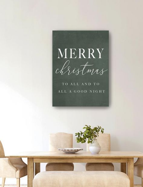 Merry Christmas To All Canvas Giclee deals at $64.95