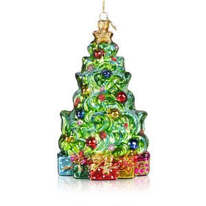 Pier 1 Wonderful Christmas Tree Glass Christmas Ornament offers at $59.95 in Stein Mart