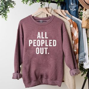 All Peopled Out Graphic Sweatshirt - Plus offers at $56.84 in Stein Mart