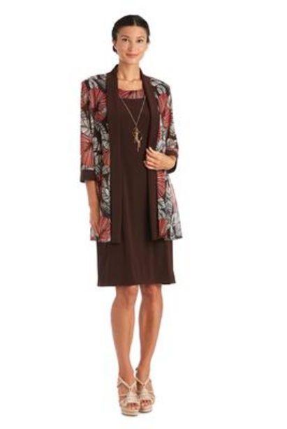 Puff  Leaf Print Jacket Dress deals at $69.95