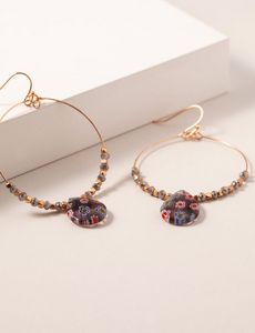 Murano Glass Beaded Dangling Earrings offers at $25.69 in Stein Mart