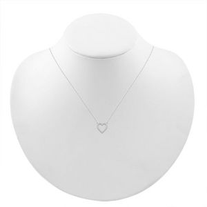 0.08 Cttw Sterling Silver Heart Necklace offers at $189 in Stein Mart