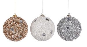 Pier 1 4" Shatterproof Sparkle Set of 3 Ornaments offers at $39.95 in Stein Mart