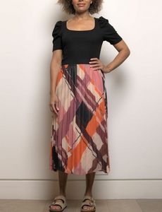 Pale Sky Pleated Midi Skirt offers at $58.13 in Stein Mart
