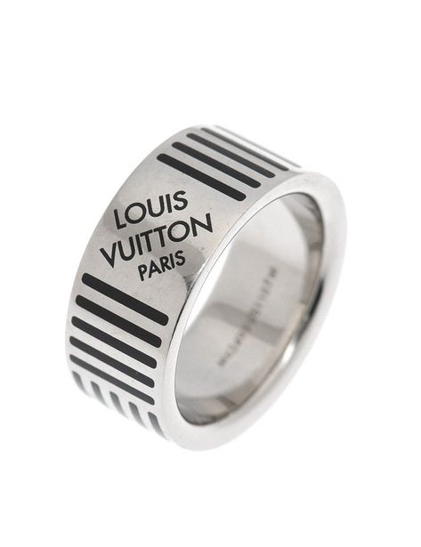 Pre-Loved Louis Vuitton Damier Ebene Black Ring deals at $385