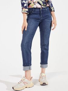 Peck & Peck Signature Girlfriend 5 Pocket Jeans With Selvedge Cuff offers at $56.38 in Stein Mart