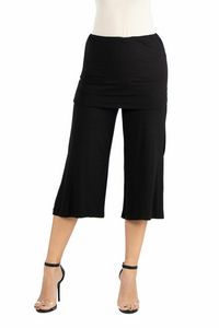 24Seven Comfort Apparel Cropped Elastic Straight Pants offers at $75.19 in Stein Mart