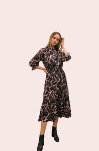 Amelia New York Mauve Quartz Pring Long Sleeve Dress offers at $143.5 in Stein Mart