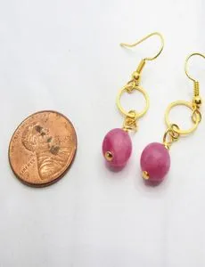 Pink Jade Earrings offers at $42.52 in Stein Mart