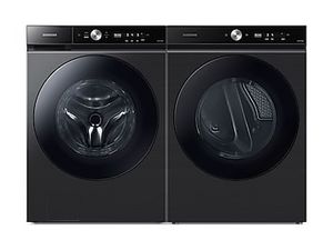 Bespoke Ultra Capacity Front Load Washer and Electric Dryer in Brushed Black offers at $1798 in 