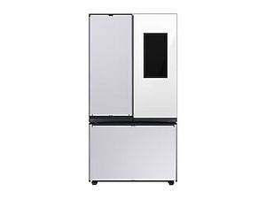 Bespoke 3-Door French Door Refrigerator (24 cu. ft.) – with Family Hub™ Panel in White Glass – (with Customizable Door Panel Colors) offers at $1824 in Samsung