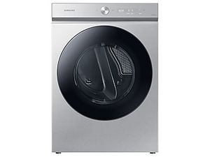 Bespoke 7.6 cu. ft. Ultra Capacity Electric Dryer with Super Speed Dry and AI Smart Dial in Silver Steel offers at $949 in Samsung