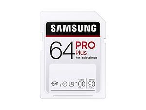 PRO Plus SDXC Full-size SD Card 64GB offers at $8.99 in Samsung