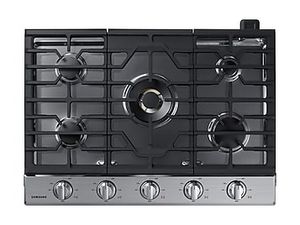 30" Smart Gas Cooktop with 22K BTU Dual Power Burner in Stainless Steel offers at $1449 in Samsung