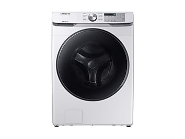 4.5 cu. ft. Front Load Washer with Steam in White deals at $749