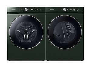 Bespoke Ultra Capacity Front Load Washer and Electric Dryer in Forest Green offers at $2098 in 