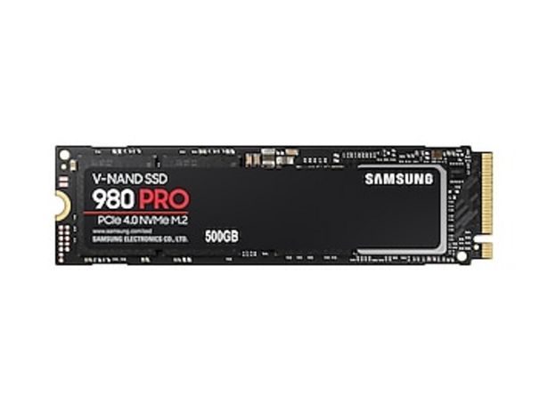 980 PRO PCIe 4.0 NVMe<sup>®</sup> SSD 500GB deals at $109.99