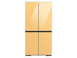 Bespoke 4-Door Flex™ Refrigerator (23 cu. ft.) in Sunrise Yellow Glass offers at $2898.96 in Samsung
